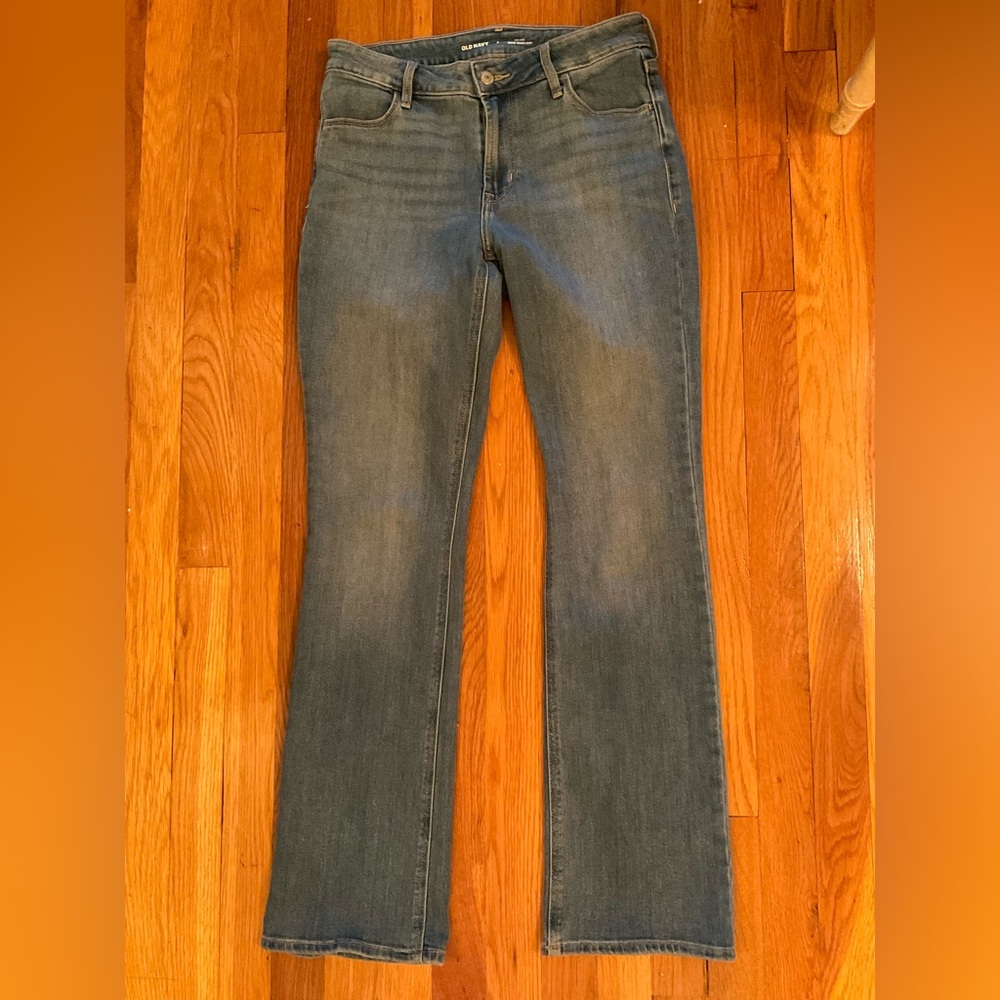Old Navy Women's Mid-Rise WOW  Boot Cut Jeans - Blue 6R
